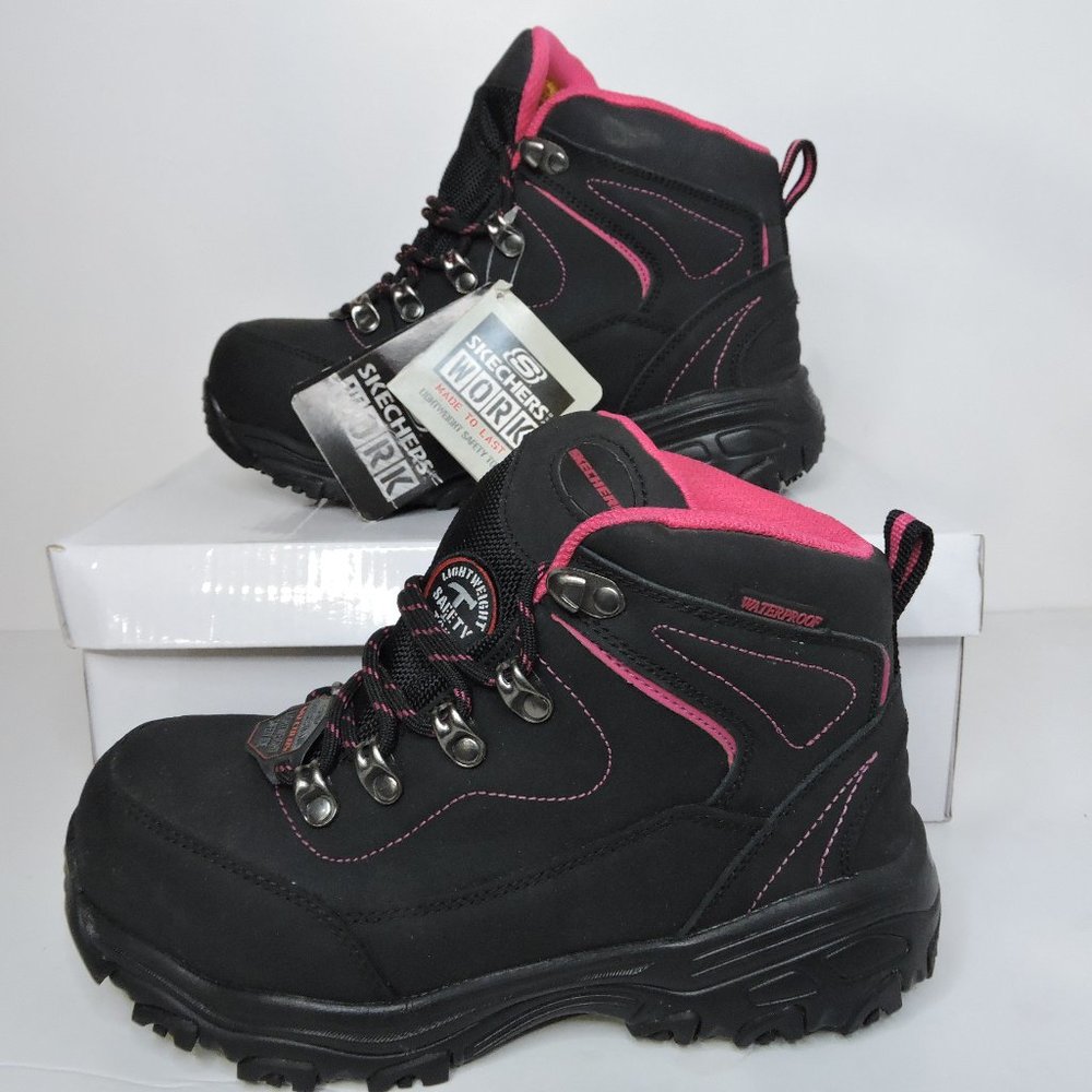 Skechers safety toe shoes, Slip Resistant, Woman's 5.5 US. brand new